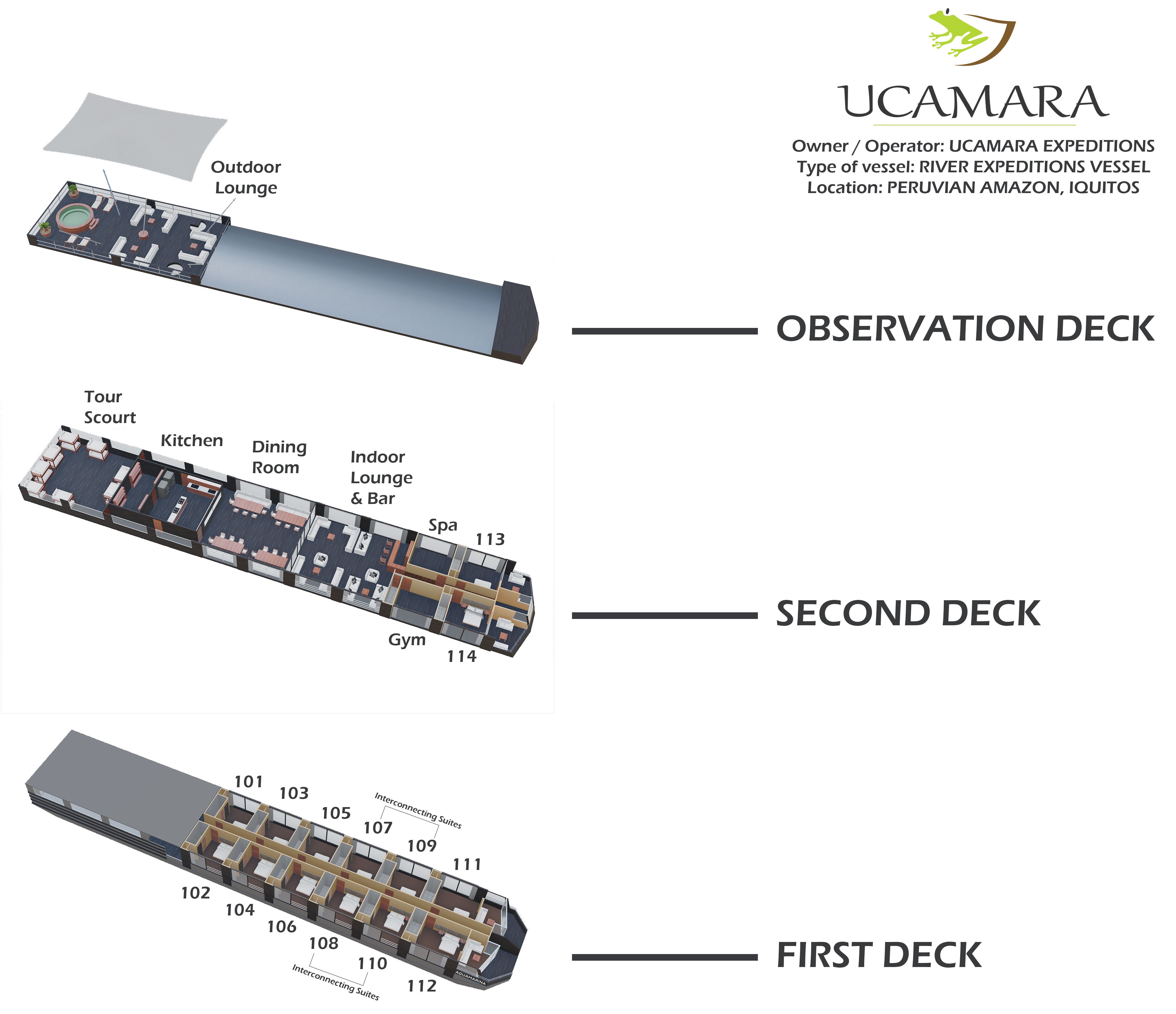 Cattleya Deck Plan